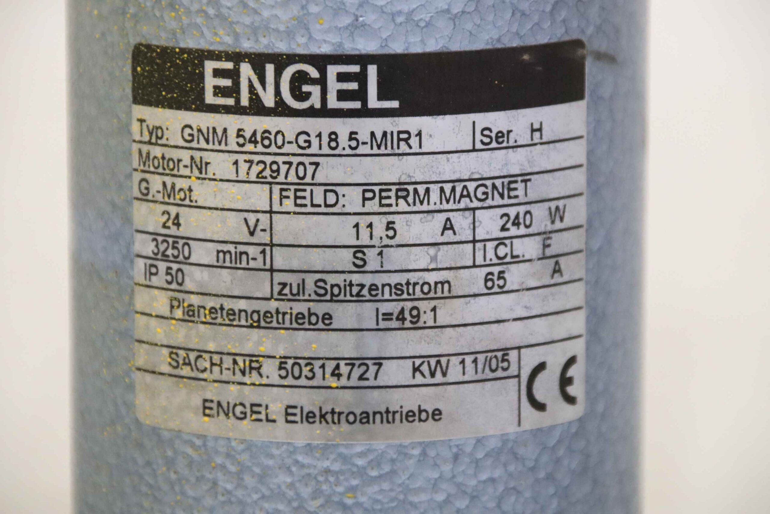 Lenkmotor von Engel Jungheinrich - GNM 5460-G18.5-MIR1 ESE 320 – Bild 4