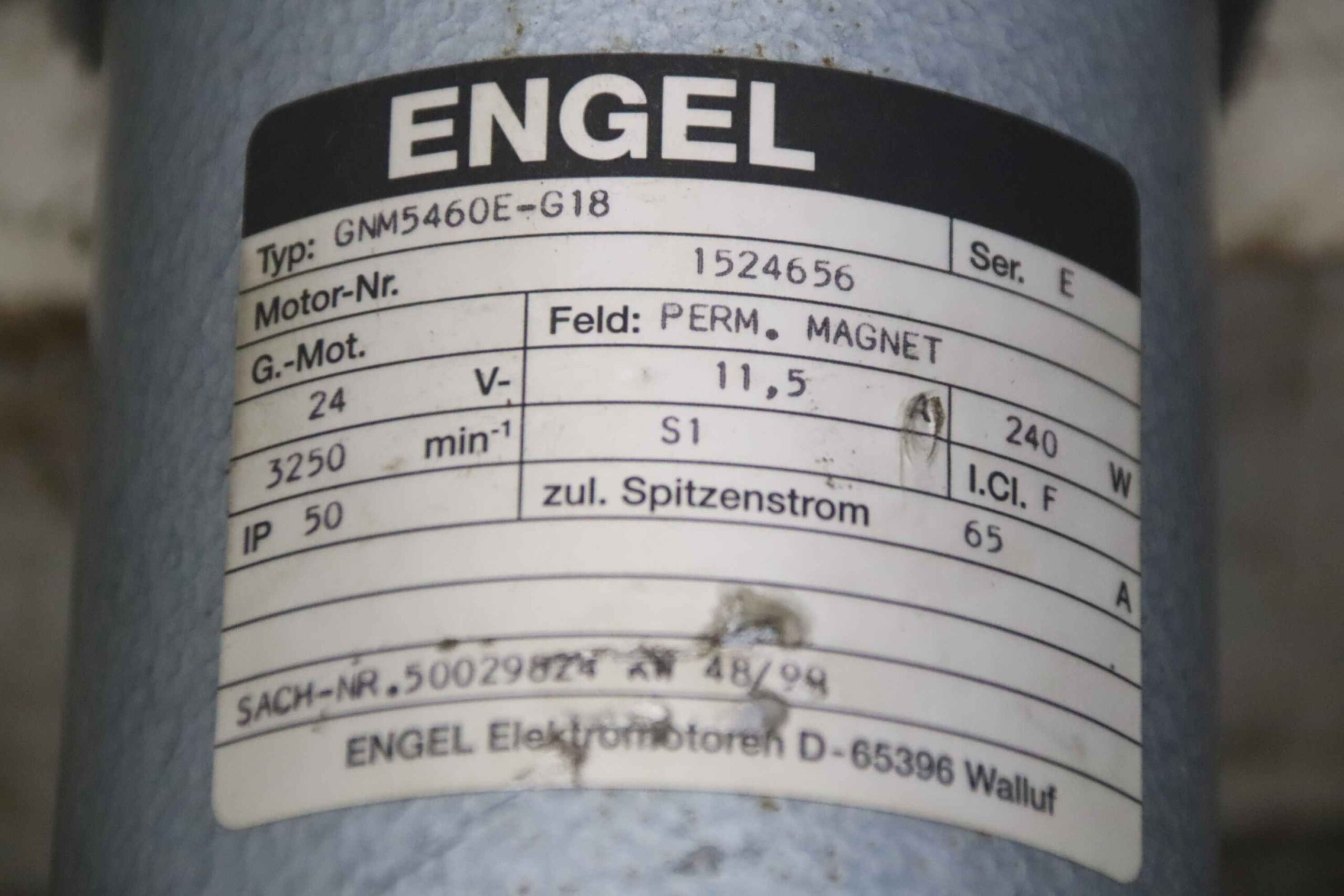 Lenkmotor von Engel Jungheinrich - GNM5460E-G18 – Bild 4