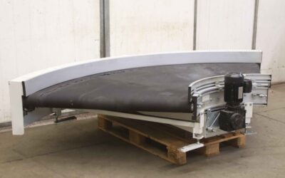 Alternative view of Kurvenförderband von Interroll - 4099/90°600/1220/re