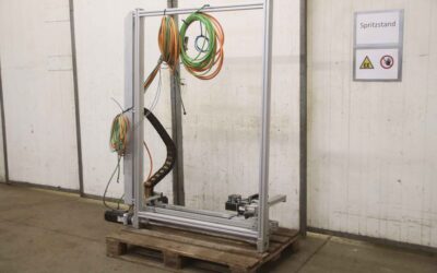 Roboter Kreuztisch von Berger Lahr - x/y/z 670/360/1260 mm