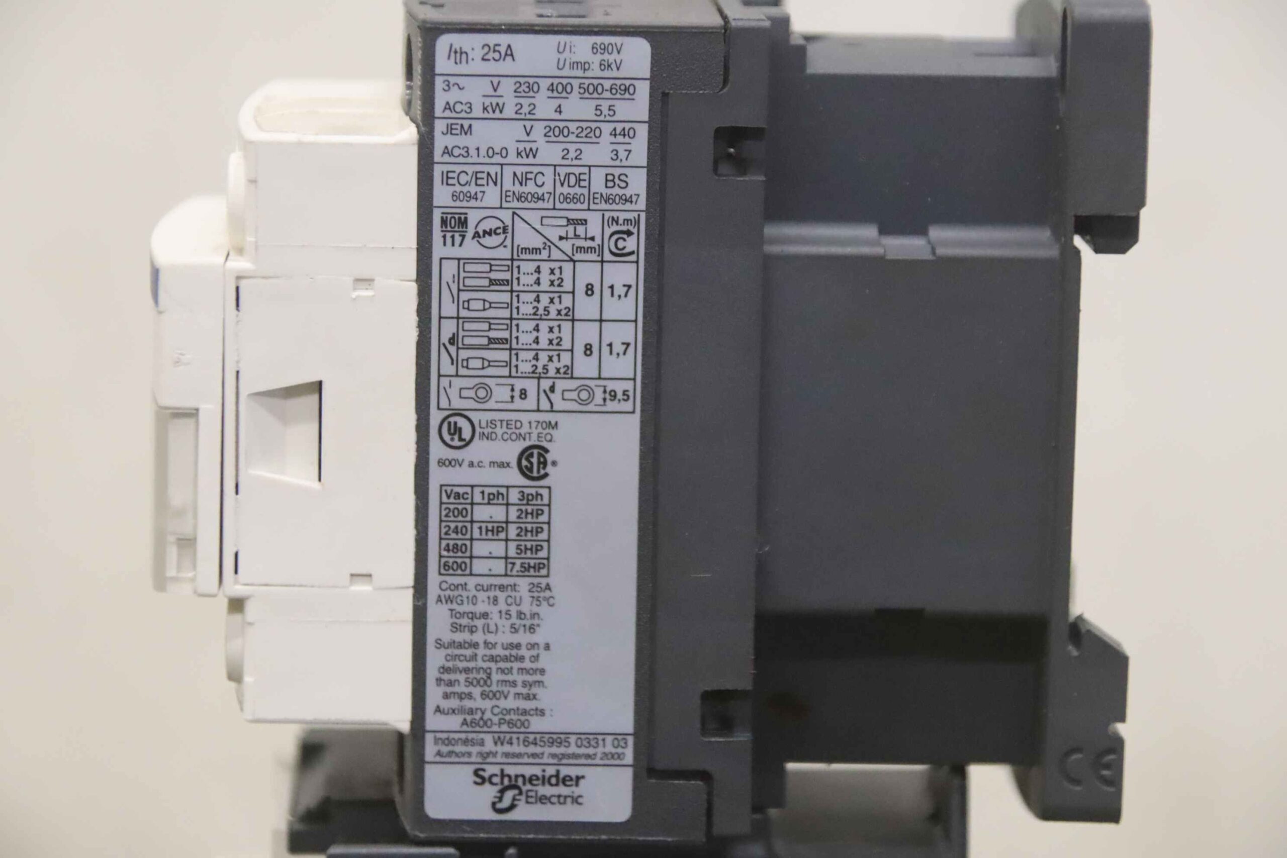 Schütz von Telemecanique - LC1D096 LR3D 146 – Bild 7