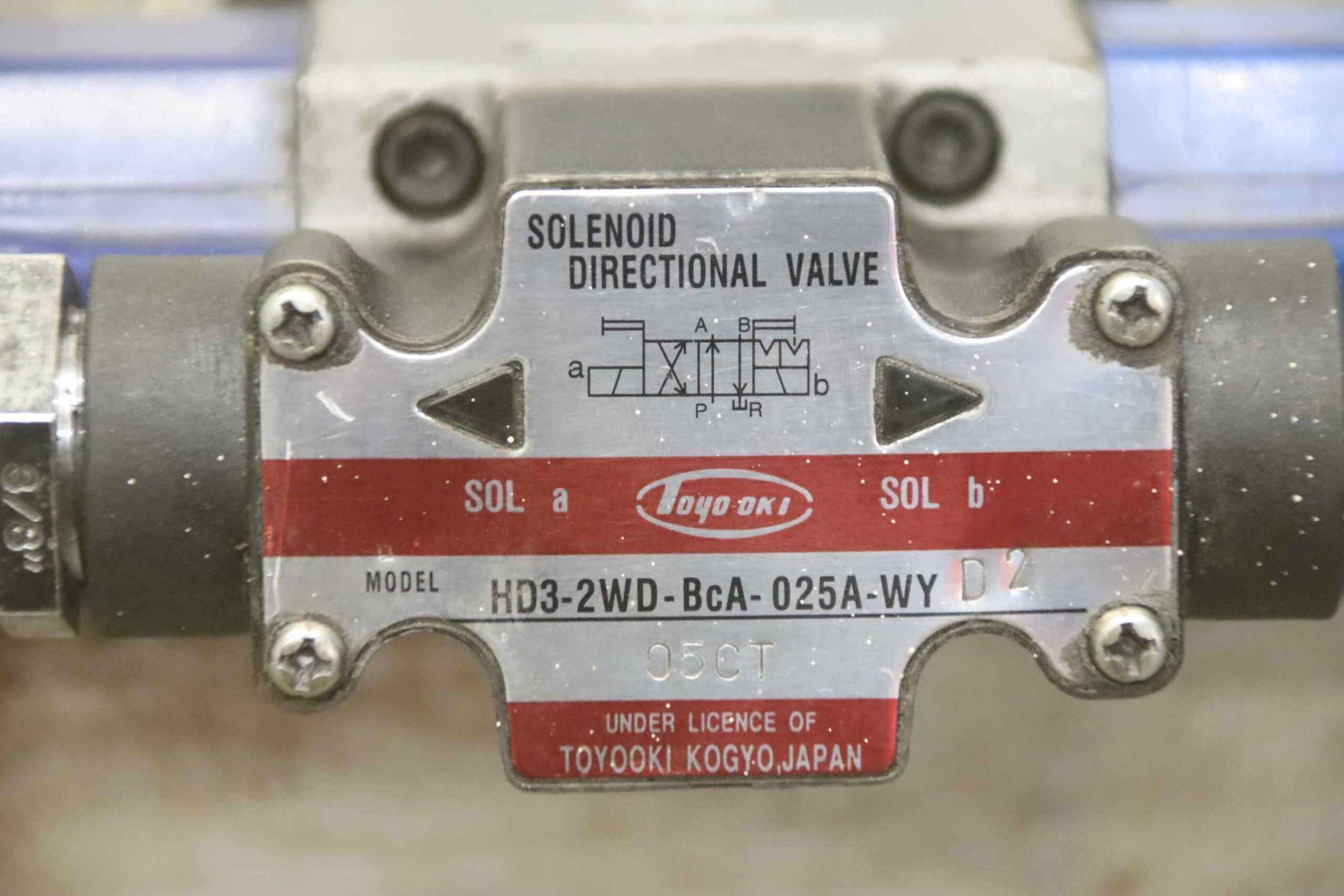 Hydraulik Steuerblock von Toyooki Santenberg - HD-2WD-BcA-025A-WY3 GTC S 2 – Bild 4