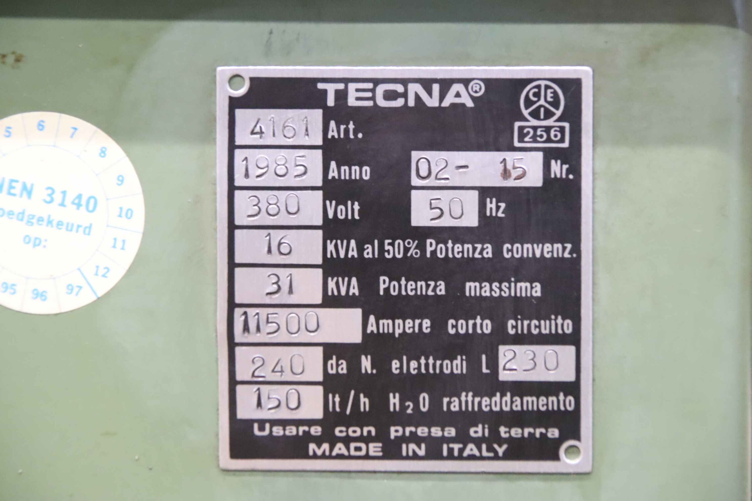 Punktschweißmaschine 31 kVA von Tecna - 4161 – Bild 5