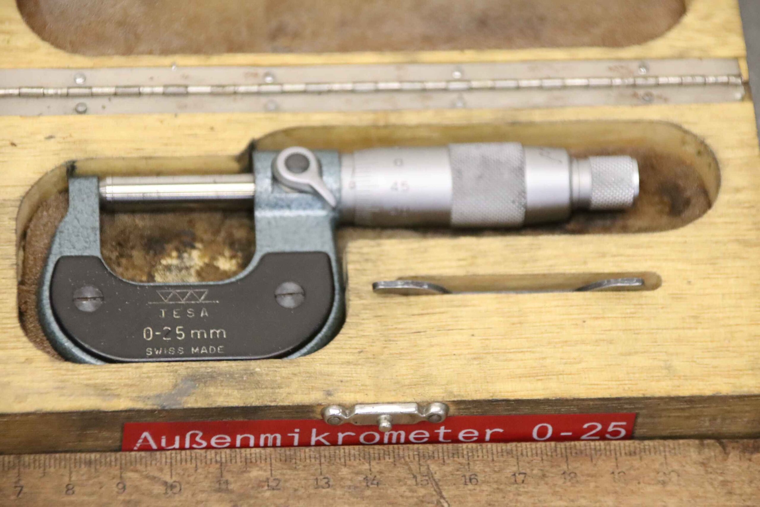 Bügelmeßschraube von TESA - 0-25 mm – Bild 3