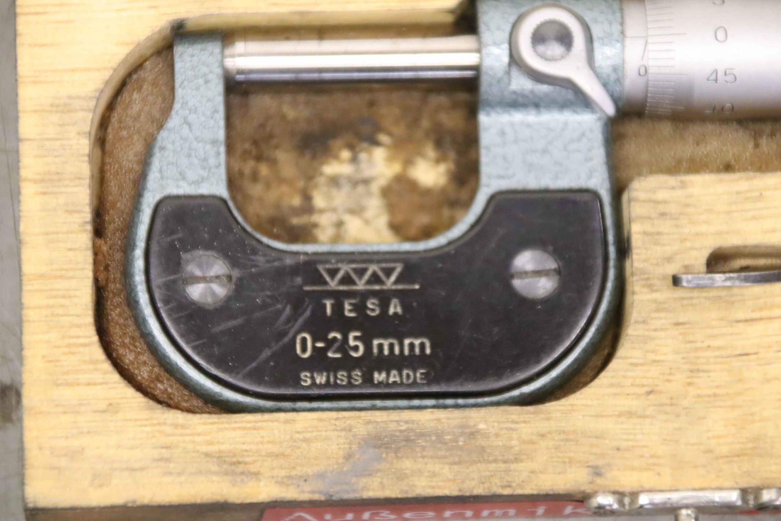 Bügelmeßschraube von TESA - 0-25 mm – Bild 4