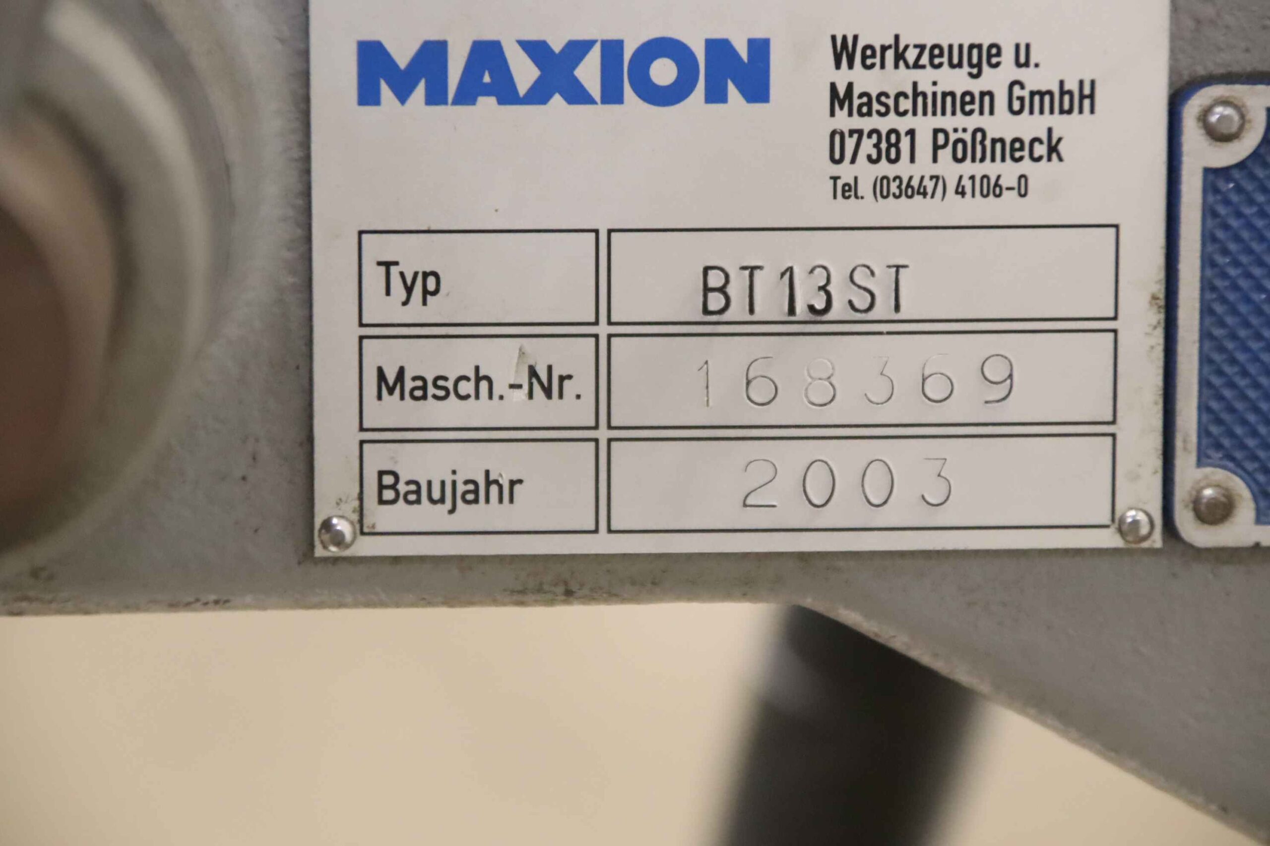 Tischbohrmaschine von IXION MAXION - Ixion BT13 ST – Bild 4