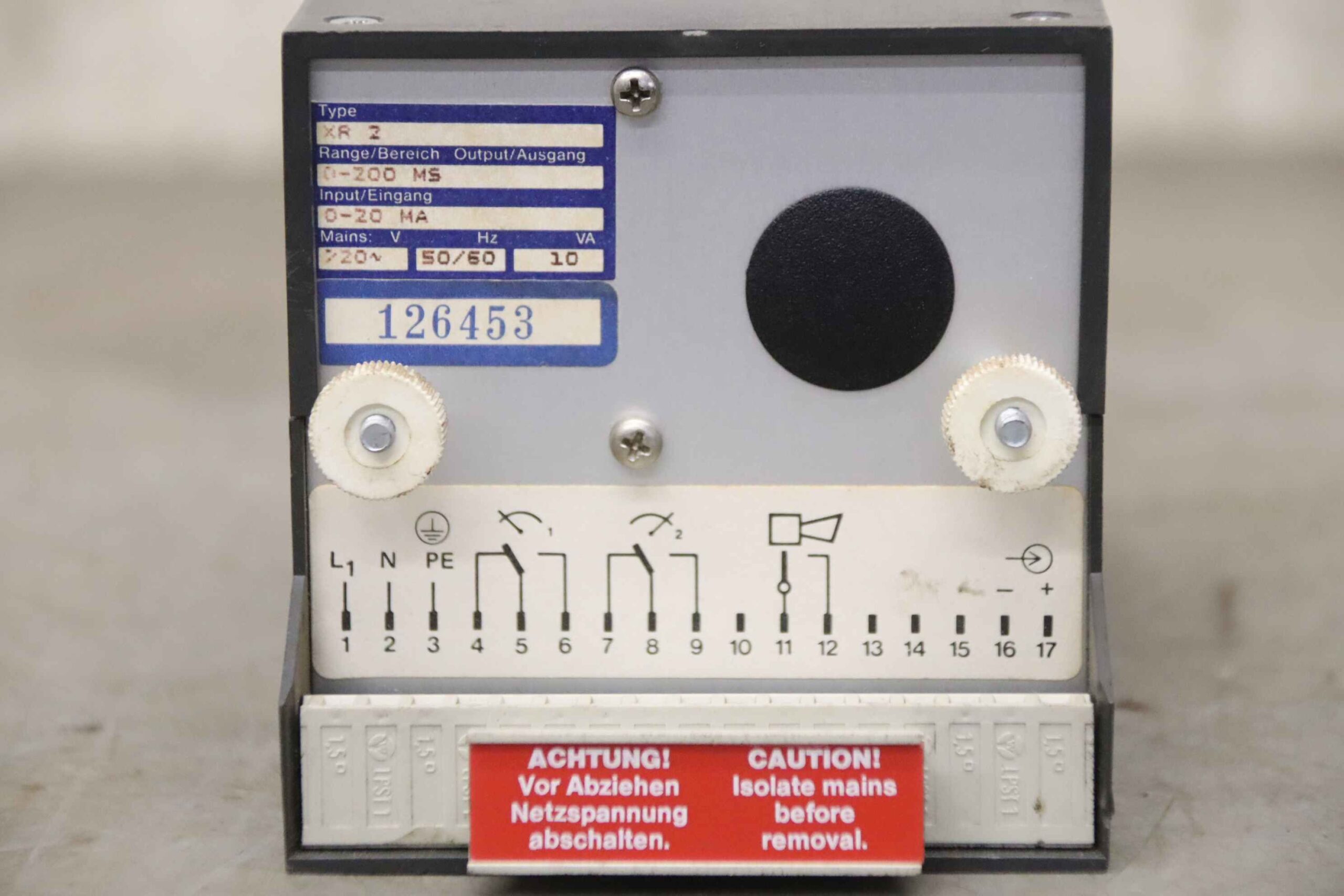 Leitfähigkeits-Messumformer von E+H - conducta XR 2 0 - 200 mS – Bild 6