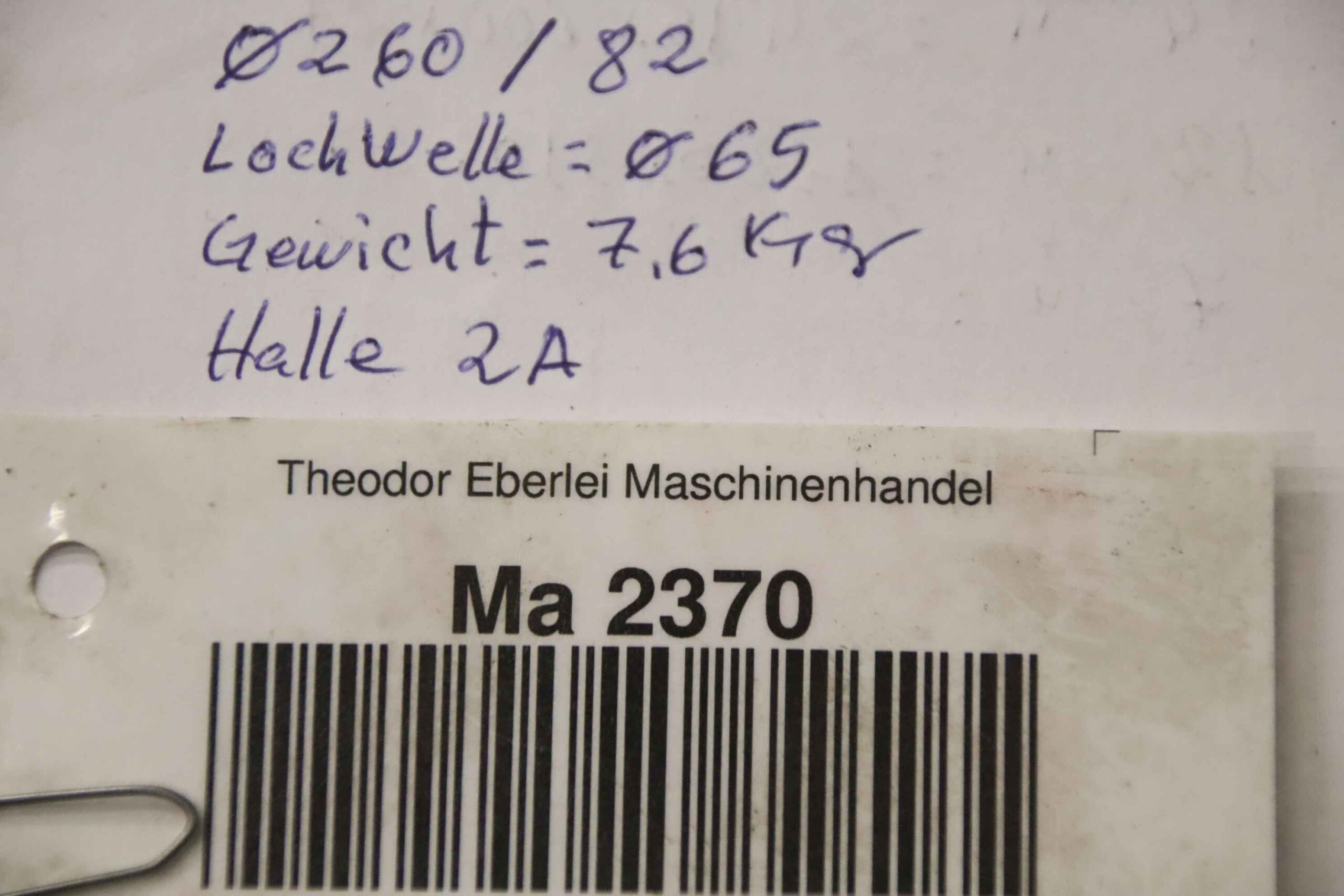 Keilriemenscheibe 4-rillig von unbekannt - SPB 250-4 (17 mm) – Bild 7