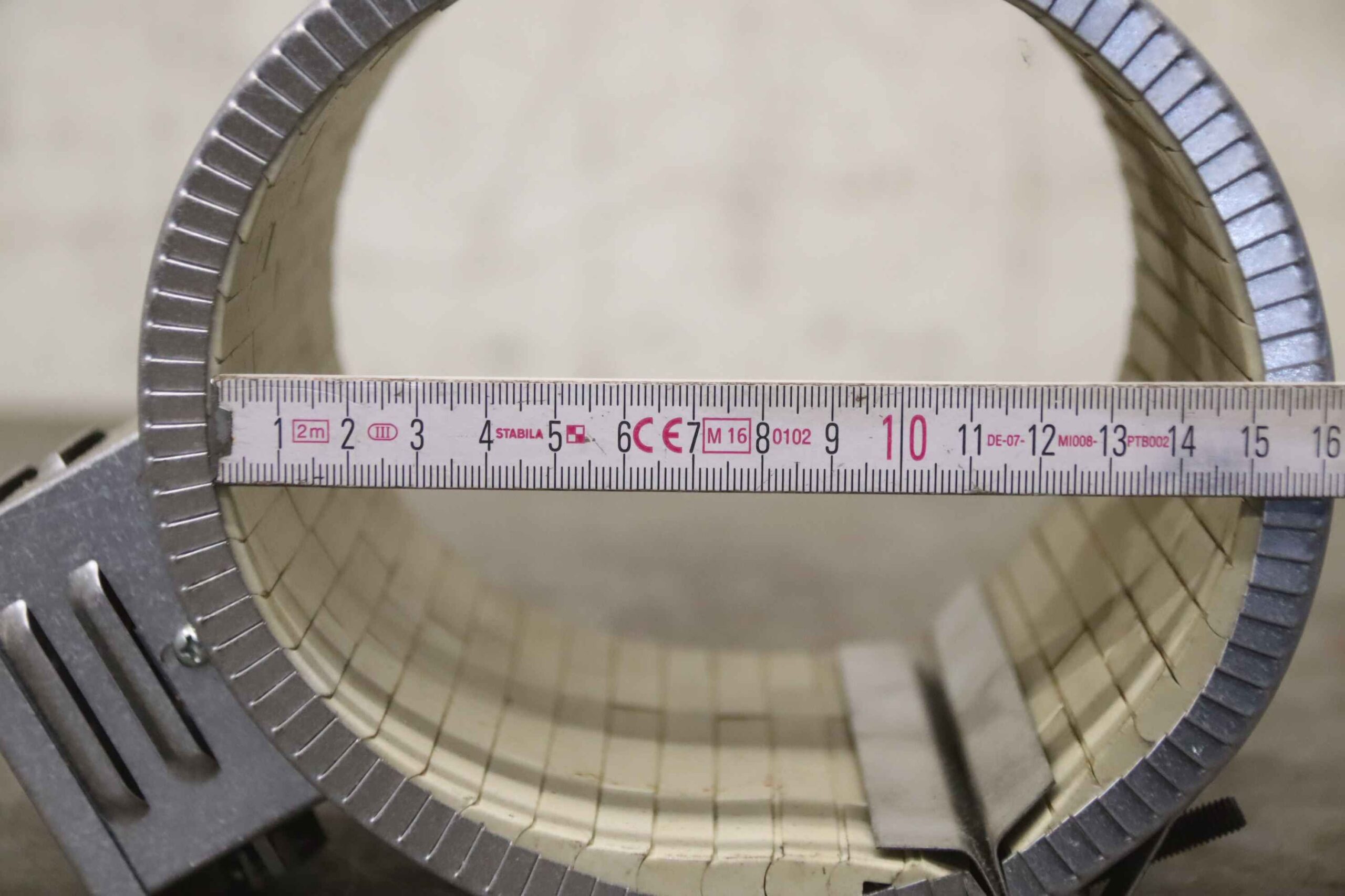 Heizband Heizmanschette von Erge - Ø150 x 150 mm 3000 W – Bild 6