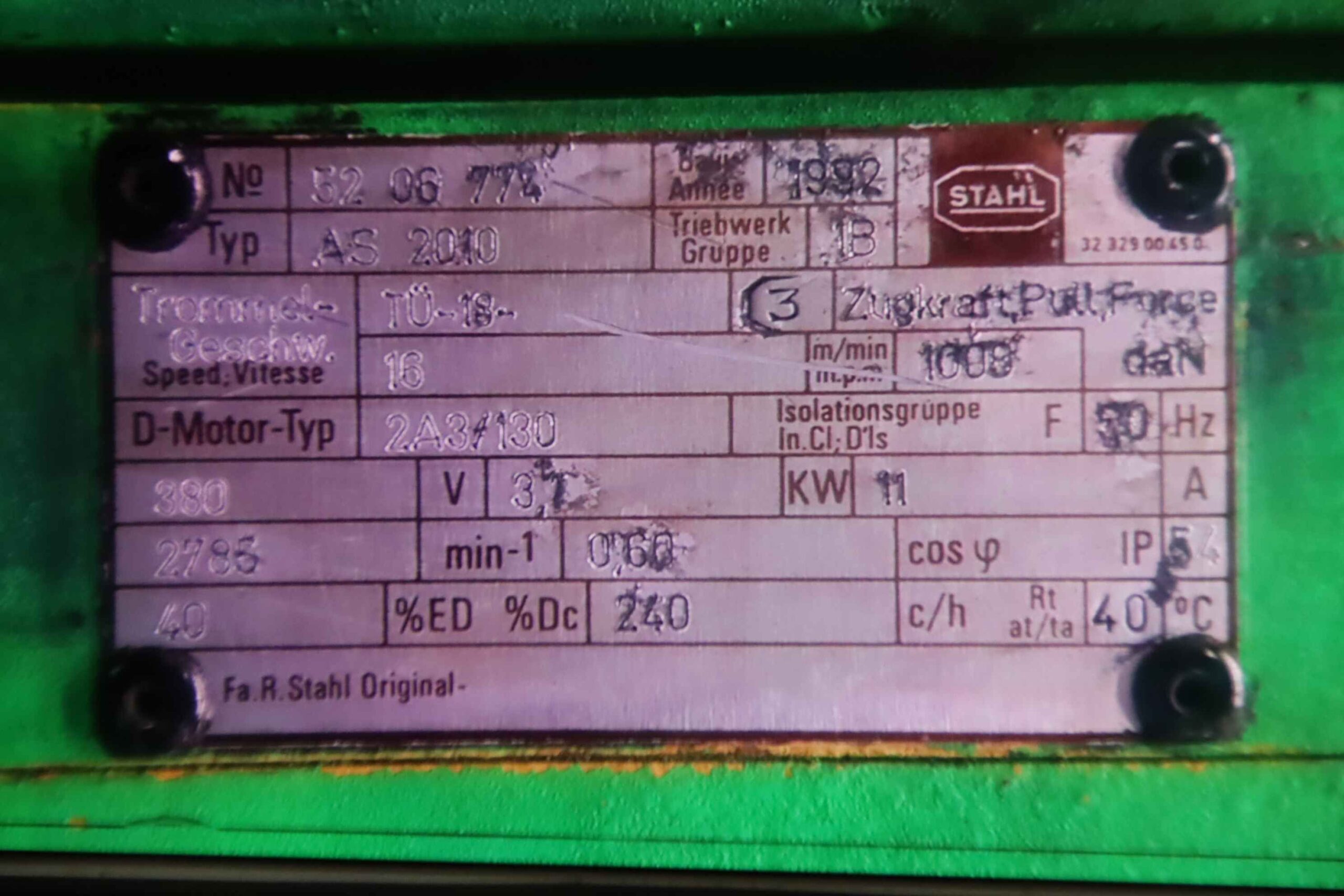 Kranfahrwerk 4000 kg von Stahl - GO 24 20 16 AS 2010 – Bild 6