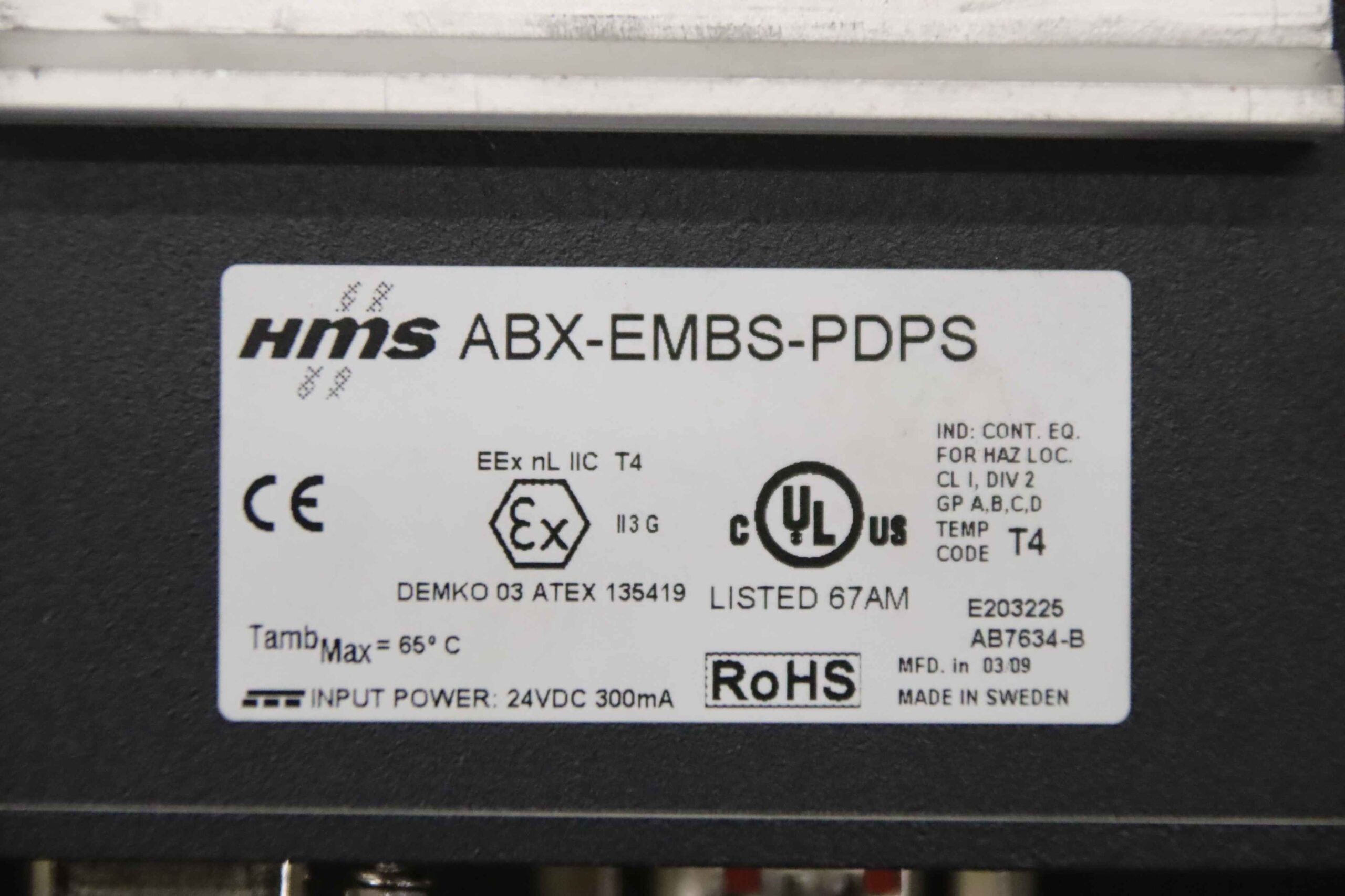 Anybus Modul von HMS - ABX-EMBS-PDPS – Bild 4