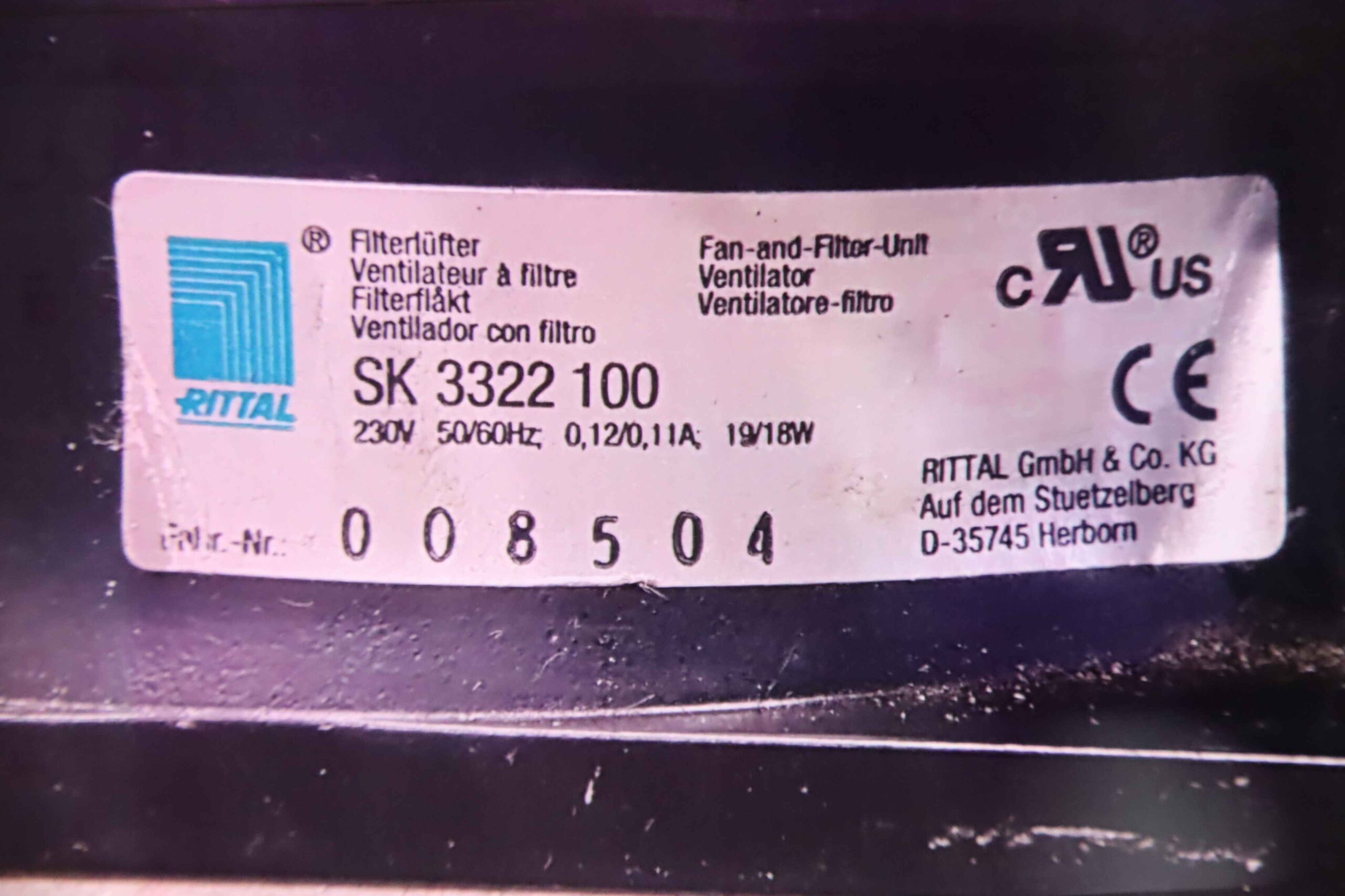 Filterlüfter von Rittal - SK 3322100 – Bild 4