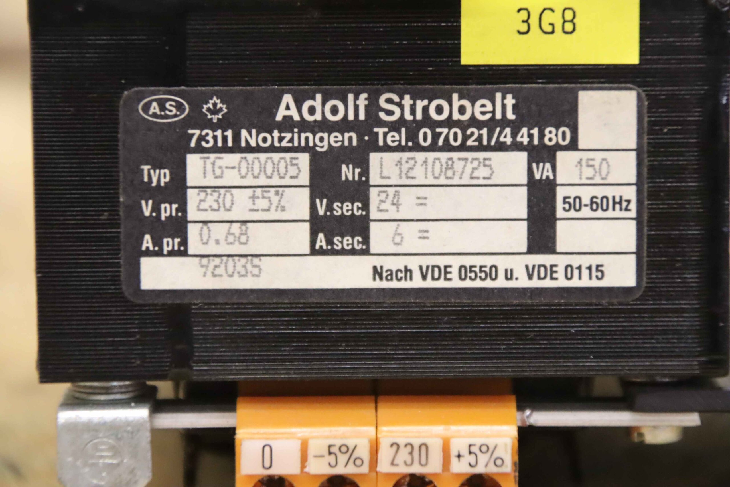 Transformator 150 VA von Strobelt - TG-00005 – Bild 5