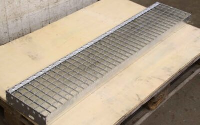 Alternative view of Gitterrosten von Stahl - 1200 x 240 x 70 mm