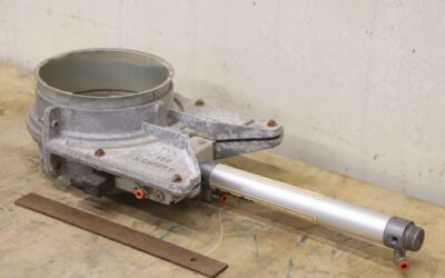 Absperrschieber pneumatisch von Schuko - Ø 180 mm