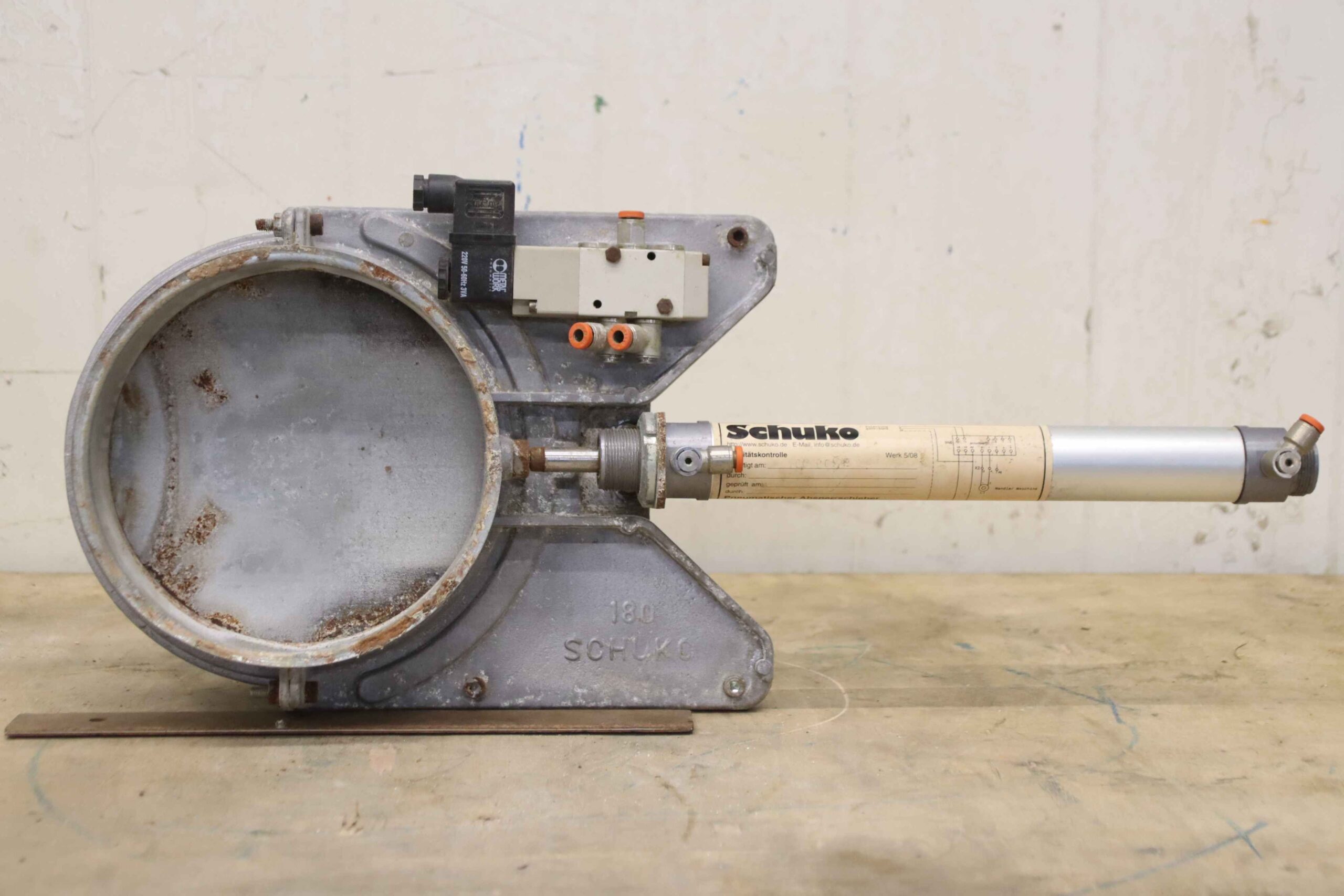 Absperrschieber pneumatisch von Schuko - Ø 180 mm – Bild 4