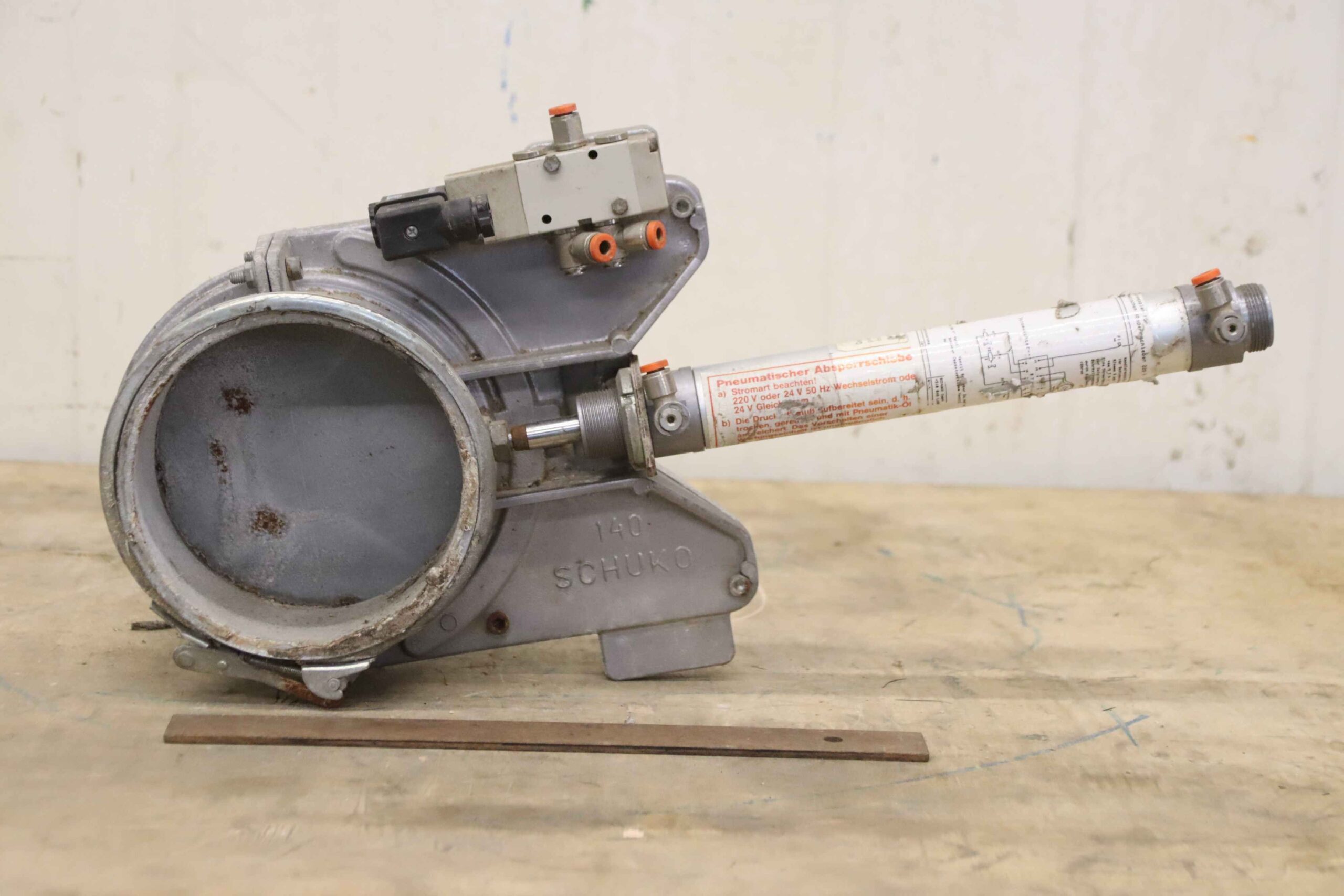 Absperrschieber pneumatisch von Schuko - Ø 140 mm – Bild 4
