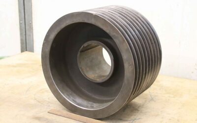 Keilriemenscheibe 9-rillig von Guss - SPC 360-9 (22 mm)