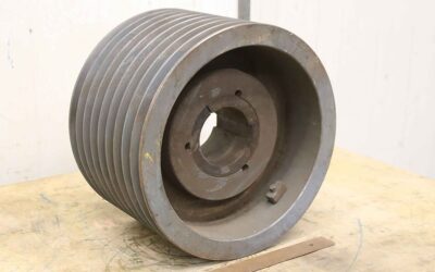 Alternative view of Keilriemenscheibe 9-rillig von Guss - SPC 360-9 (22 mm)