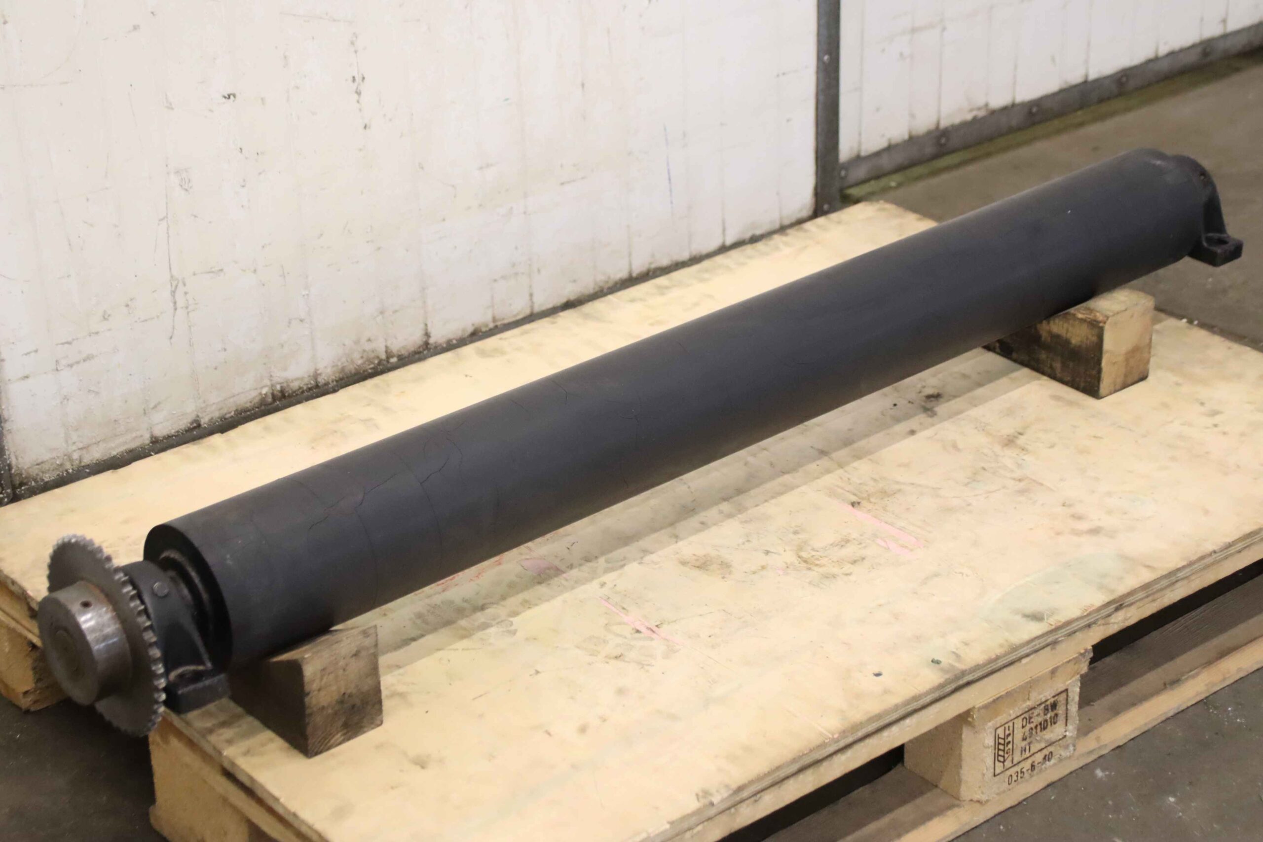 Förderbandrolle Transportrolle von unbekannt - Ø 120 x 1200 mm – Bild 2