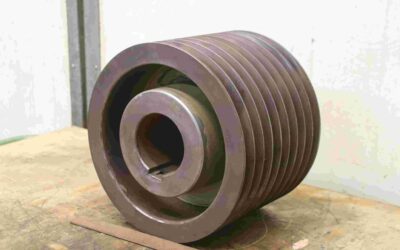 Keilriemenscheibe 9-rillig von Guss - SPC 320-9 (22 mm)