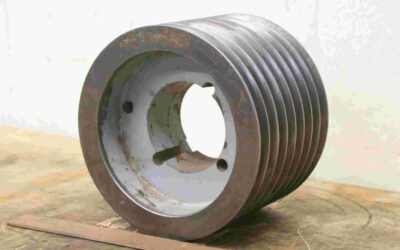 Keilriemenscheibe 8-rillig von Guss - SPB 220-8 (17mm)