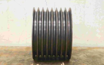 Keilriemenscheibe 8-rillig von Guss - SPB 220-8 (17mm) – Bild 4