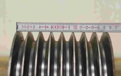 Keilriemenscheibe 8-rillig von Guss - SPB 220-8 (17mm) – Bild 5