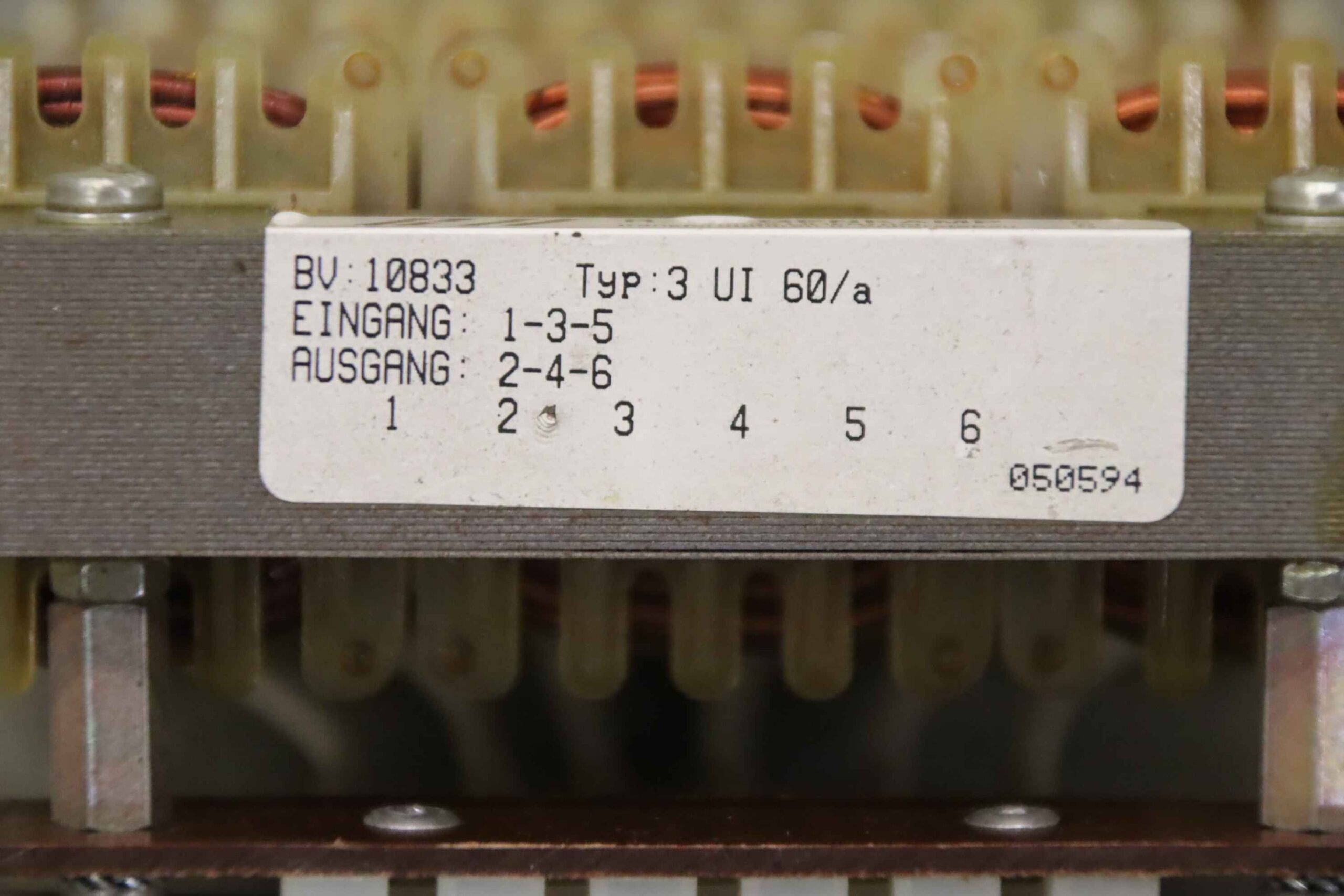 Netzdrossel von R. Hogenkamp - 3 UI 60/a 10833 – Bild 4