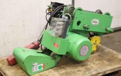 Alternative view of Kettenzug mit Fahrwerk 1250 kg von Stahl - R12