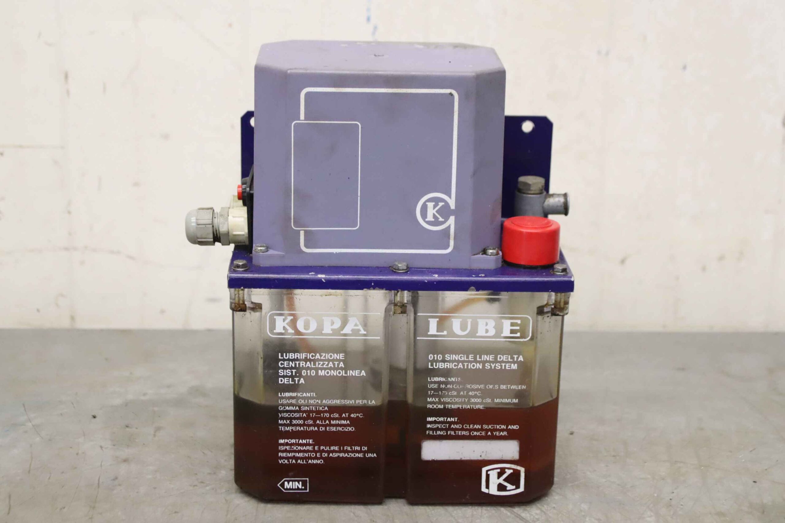 Zentralschmierung von Kopa DMT - 010 Single Line Delta – Bild 3