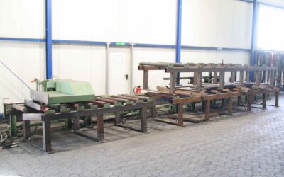 Alternative view of Rollenbahn mit Längenanschlag von unbekannt - 15040/1800/H1230 mm