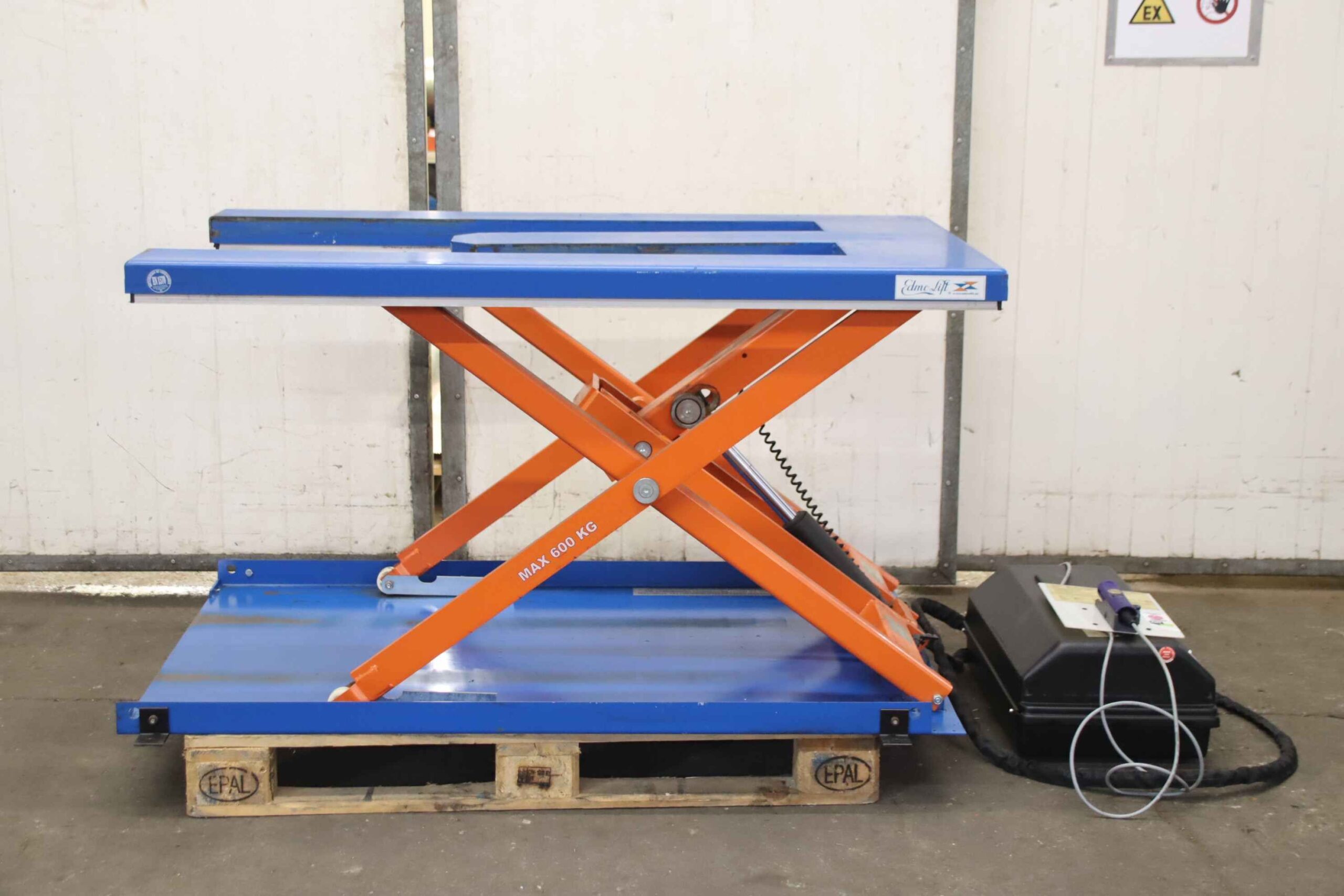 Scherenhubtisch 600 kg von Edmolift - TUB 600 u agg – Bild 4