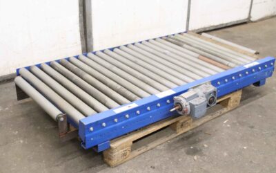 Alternative view of Rollenbahn angetrieben 6,8 m/min von unbekannt - 3.50.4.5 KS 1800 x 830 mm