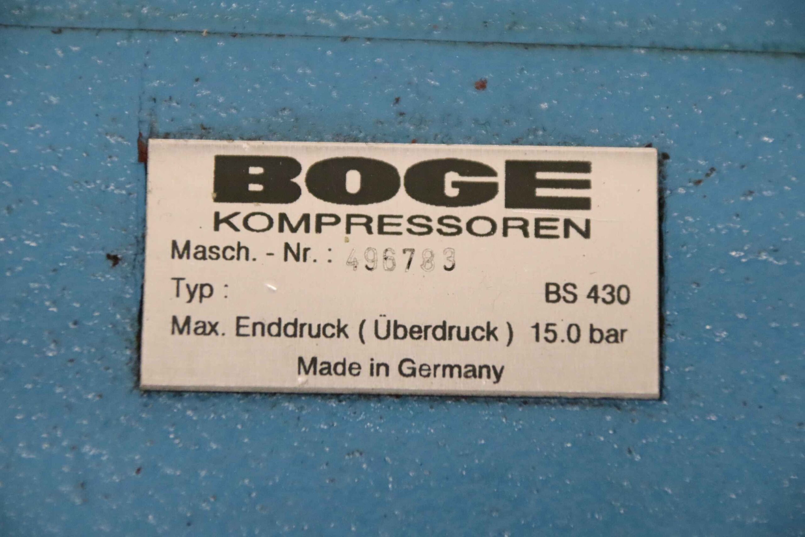 Schraubenblock Schraubenkompressor von Boge - BS 430 SL 270 – Bild 9