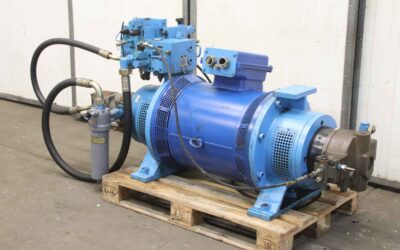 Hydraulikaggregat 75 kW 250 bar Doppelpumpe von Voith Loher - IPC5-40   IPC6-30  KNGA250SB-04Z