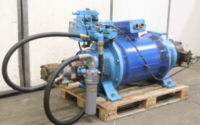 Alternative view of Hydraulikaggregat 75 kW 250 bar Doppelpumpe von Voith Loher - IPC5-40   IPC6-30  KNGA250SB-04Z
