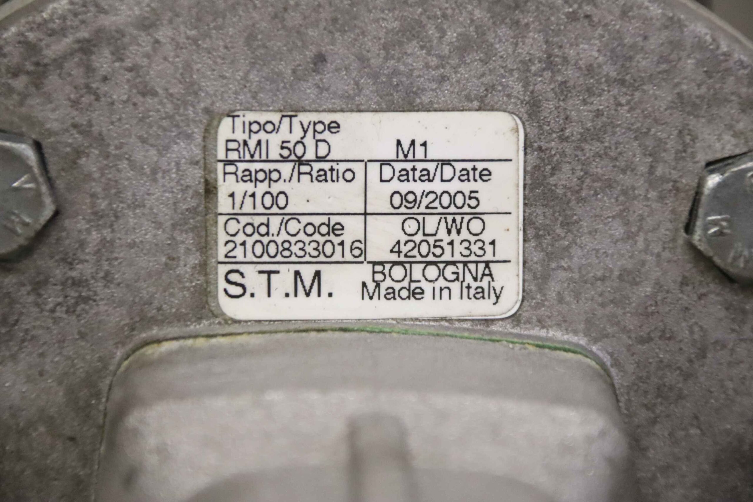 Getriebemotor 0,187 kW 14 U/min von S.T.M. - RMI 50 D M63B4 – Bild 5