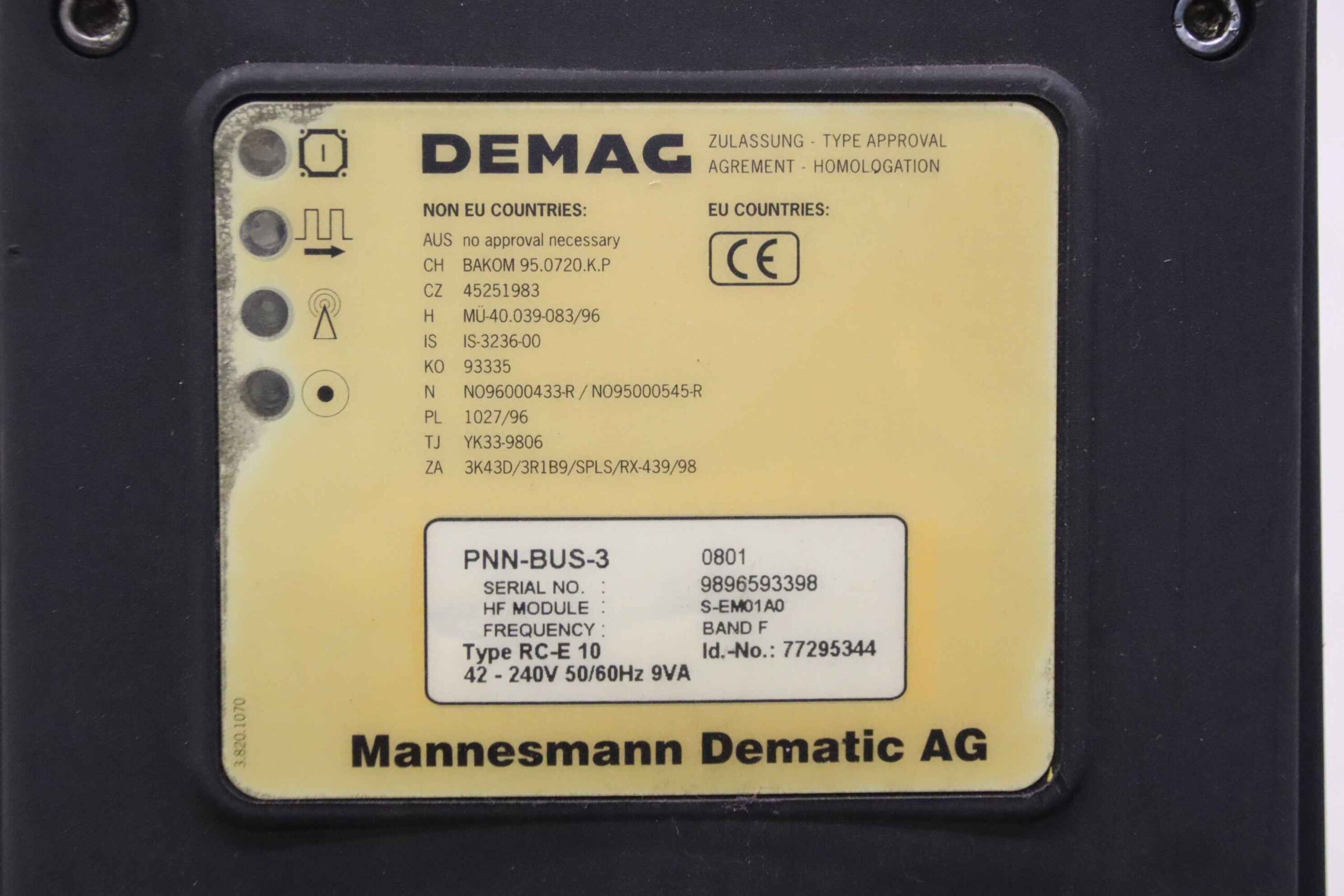 Kransteuerung PNN-BUS-3 von Demag - RC-E 10 – Bild 4