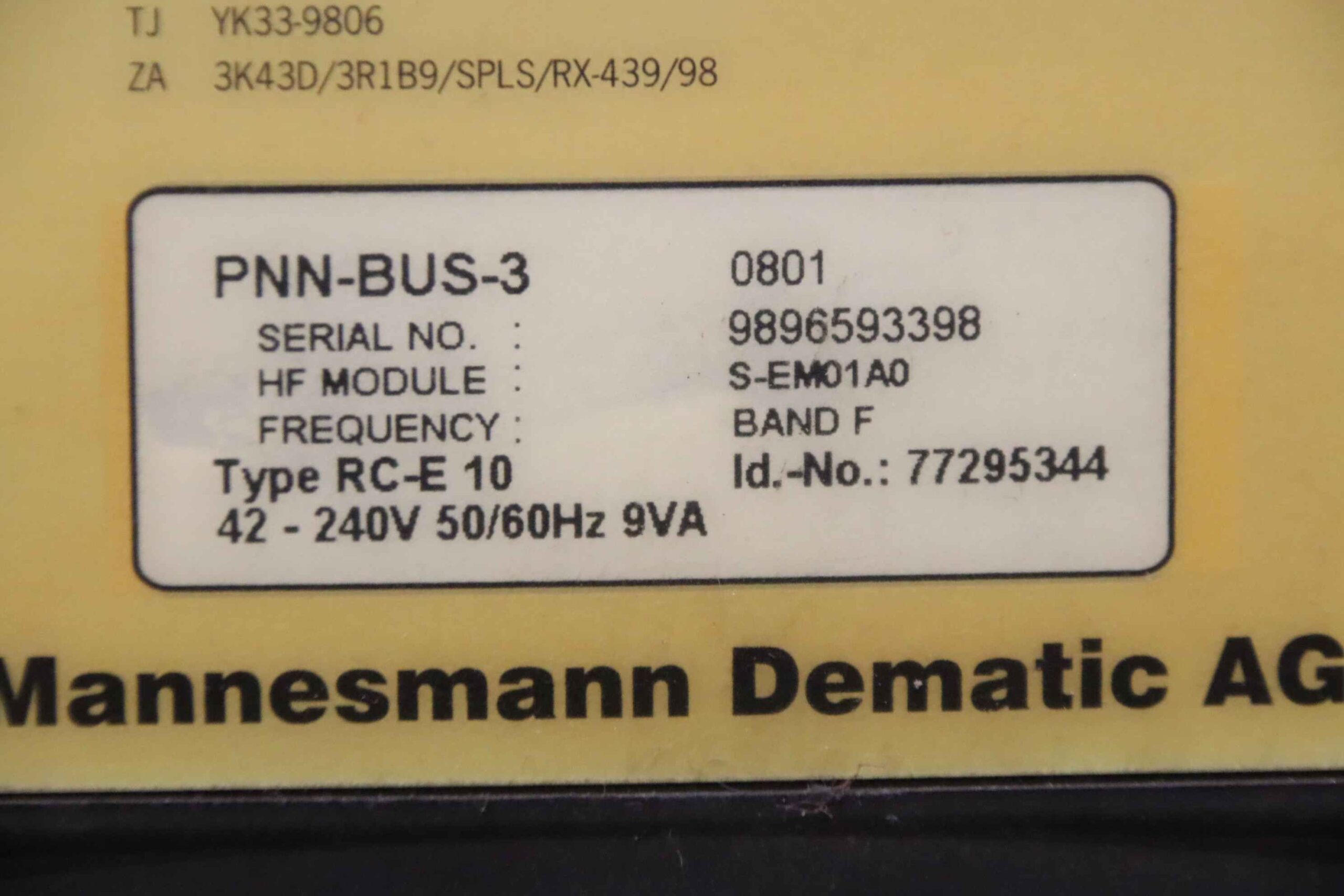 Kransteuerung PNN-BUS-3 von Demag - RC-E 10 – Bild 5