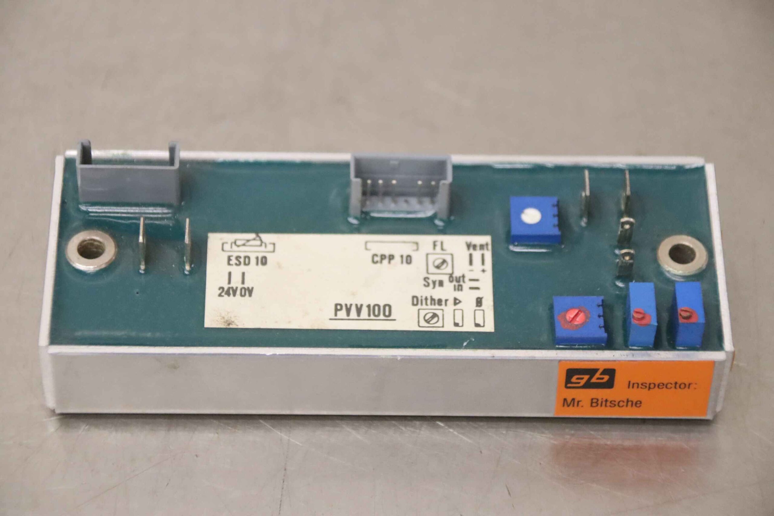 Electronic Modul Ventilsteuerung von Bachmann Battenfeld - PVV100 B 2537/00 – Bild 3