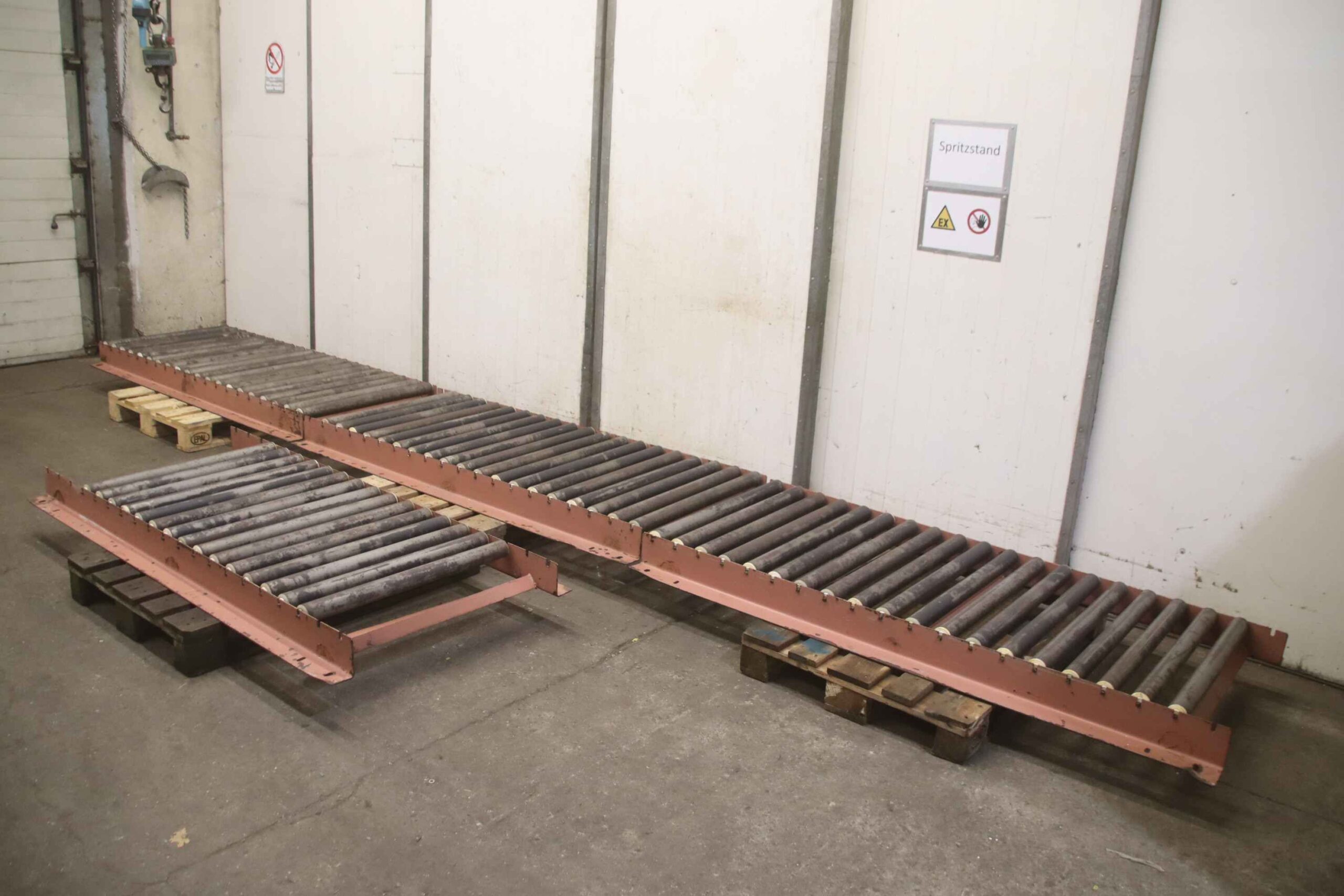 Rollenbahn 7,96 m von unbekannt - Rollenbreite 795 mm