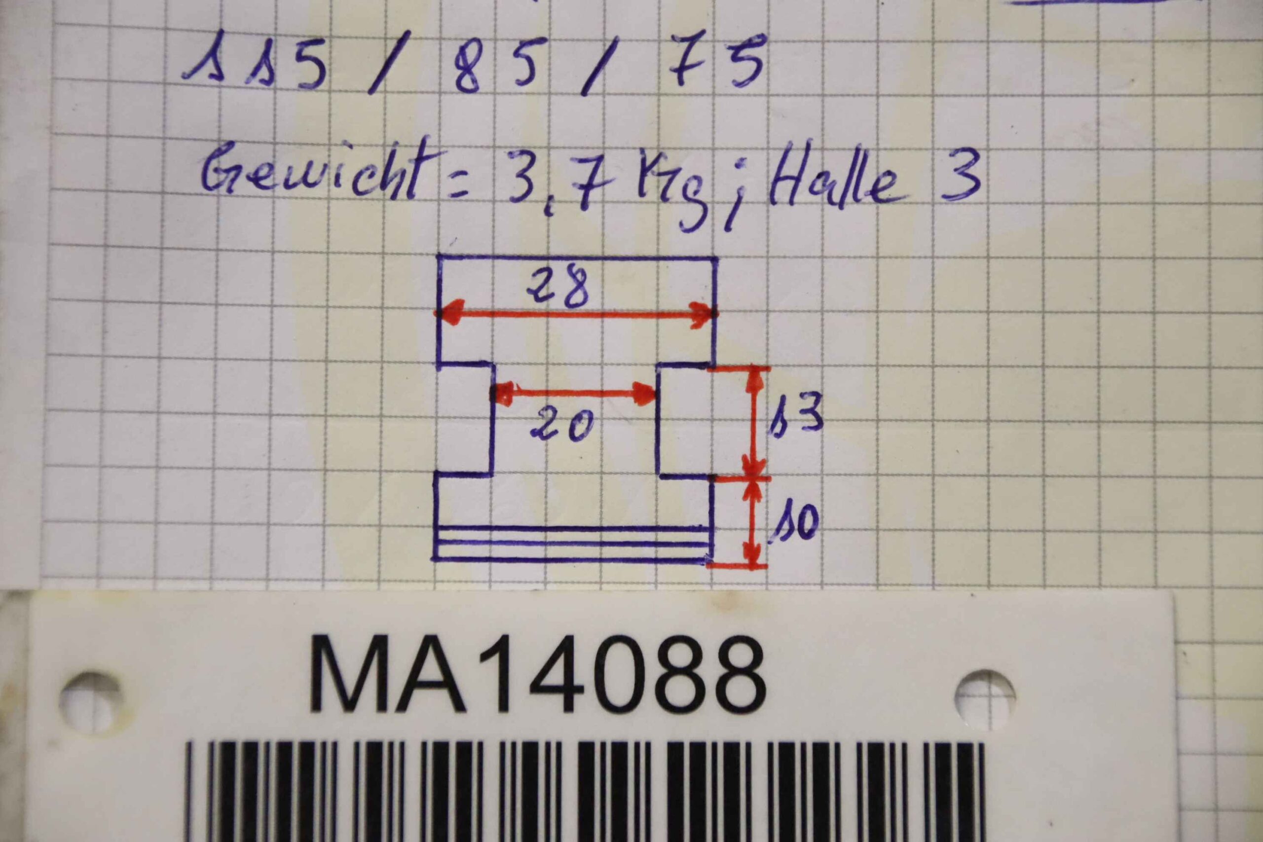 Wechselbacken von unbekannt - Breite 28 mm – Bild 7