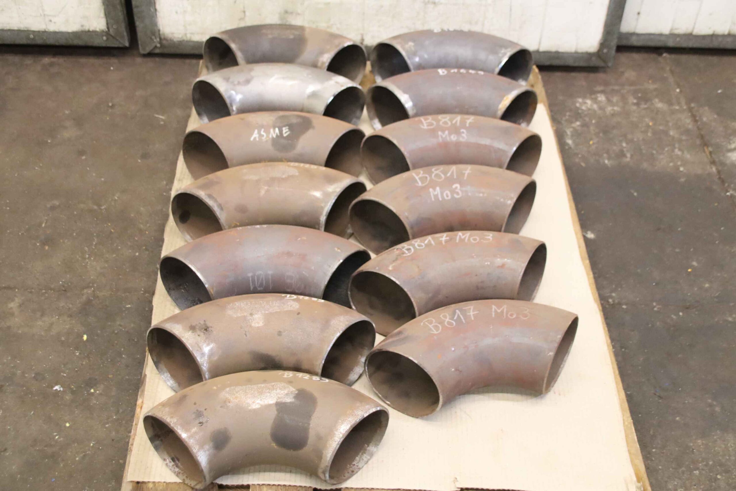 Rohrbogen 90° 13 Stück von unbekannt - Ø 139,7 x 4 mm – Bild 3