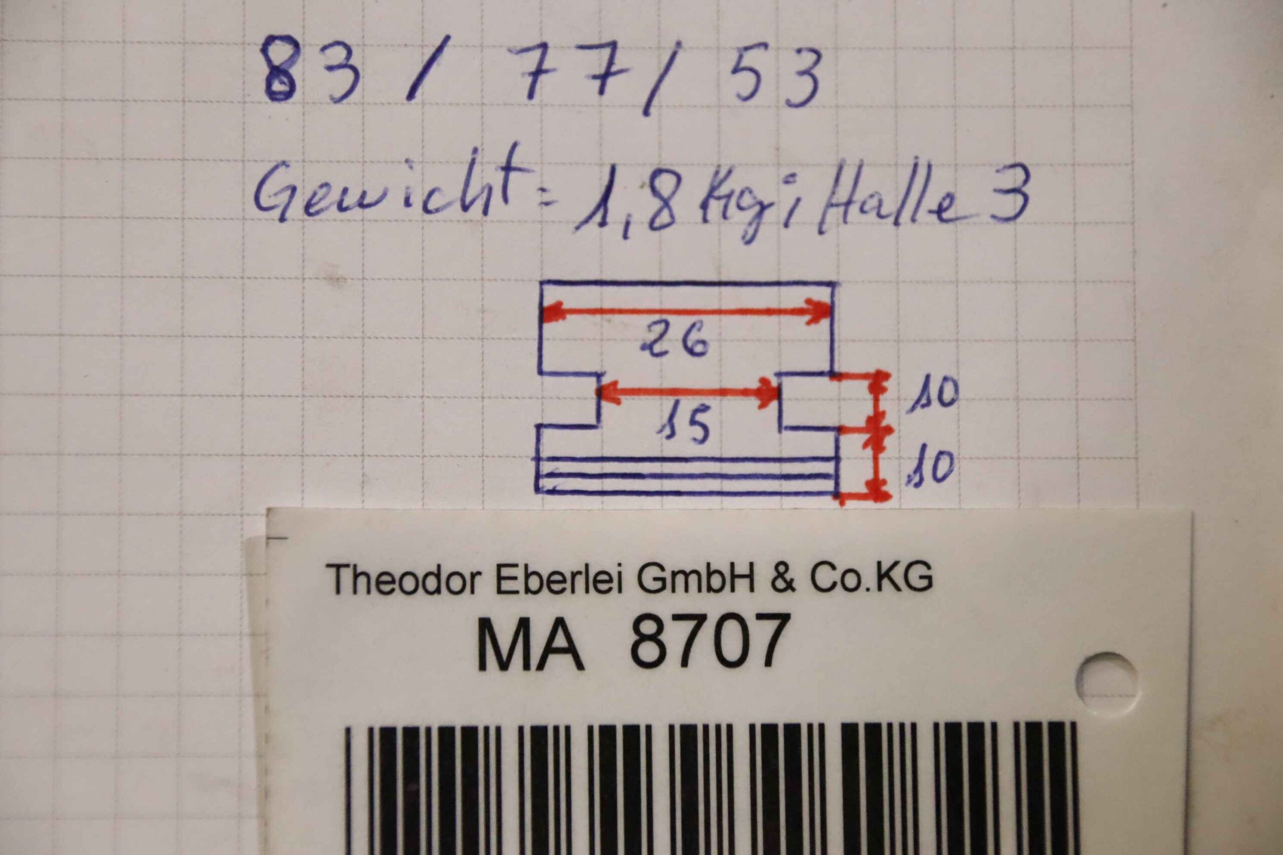 Wechselbacken von unbekannt - Breite 26 mm – Bild 6