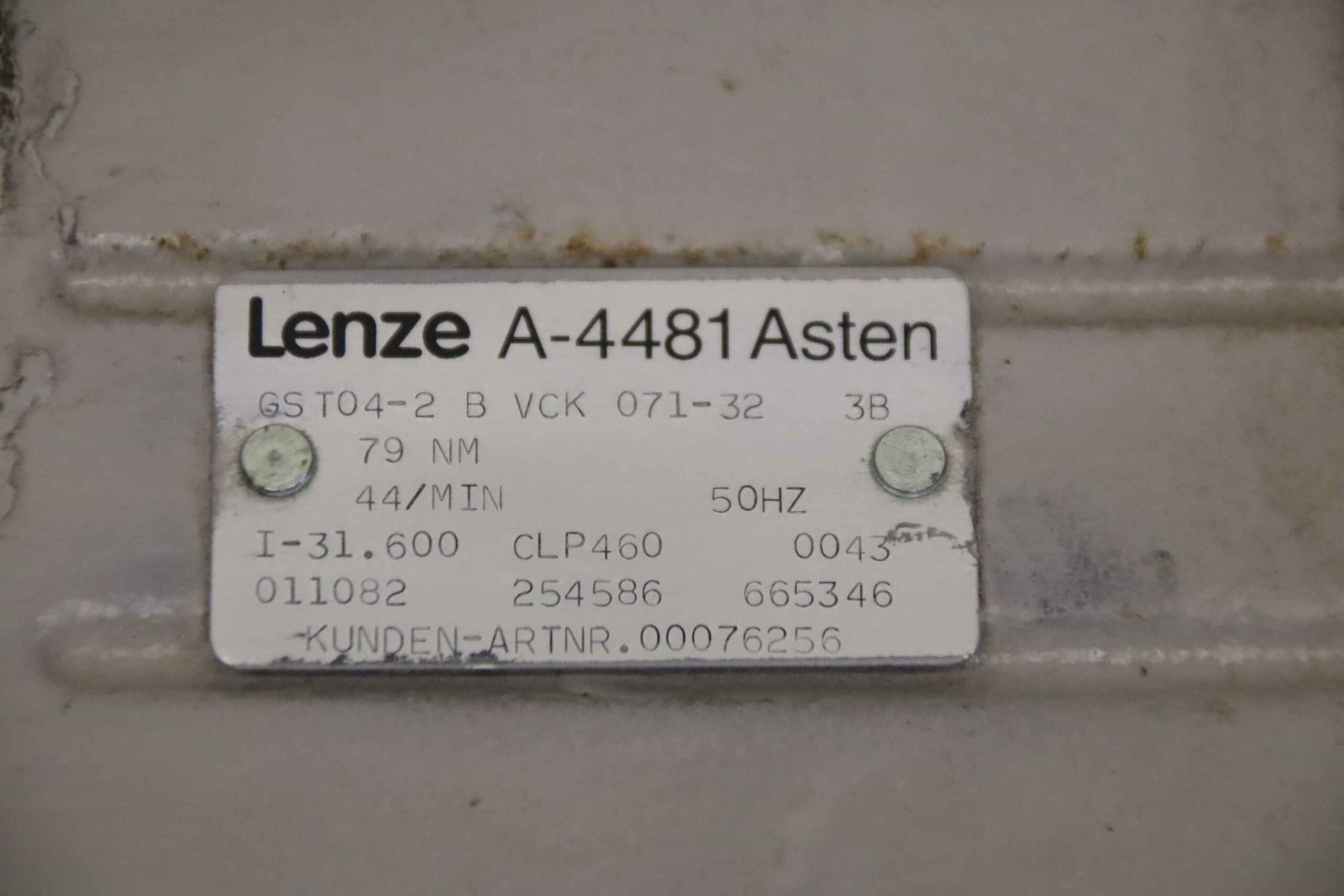 Getriebemotor 0,37 kW 44 U/min von Lenze - GS TO5-2 M VCK 080.32BR08S – Bild 6