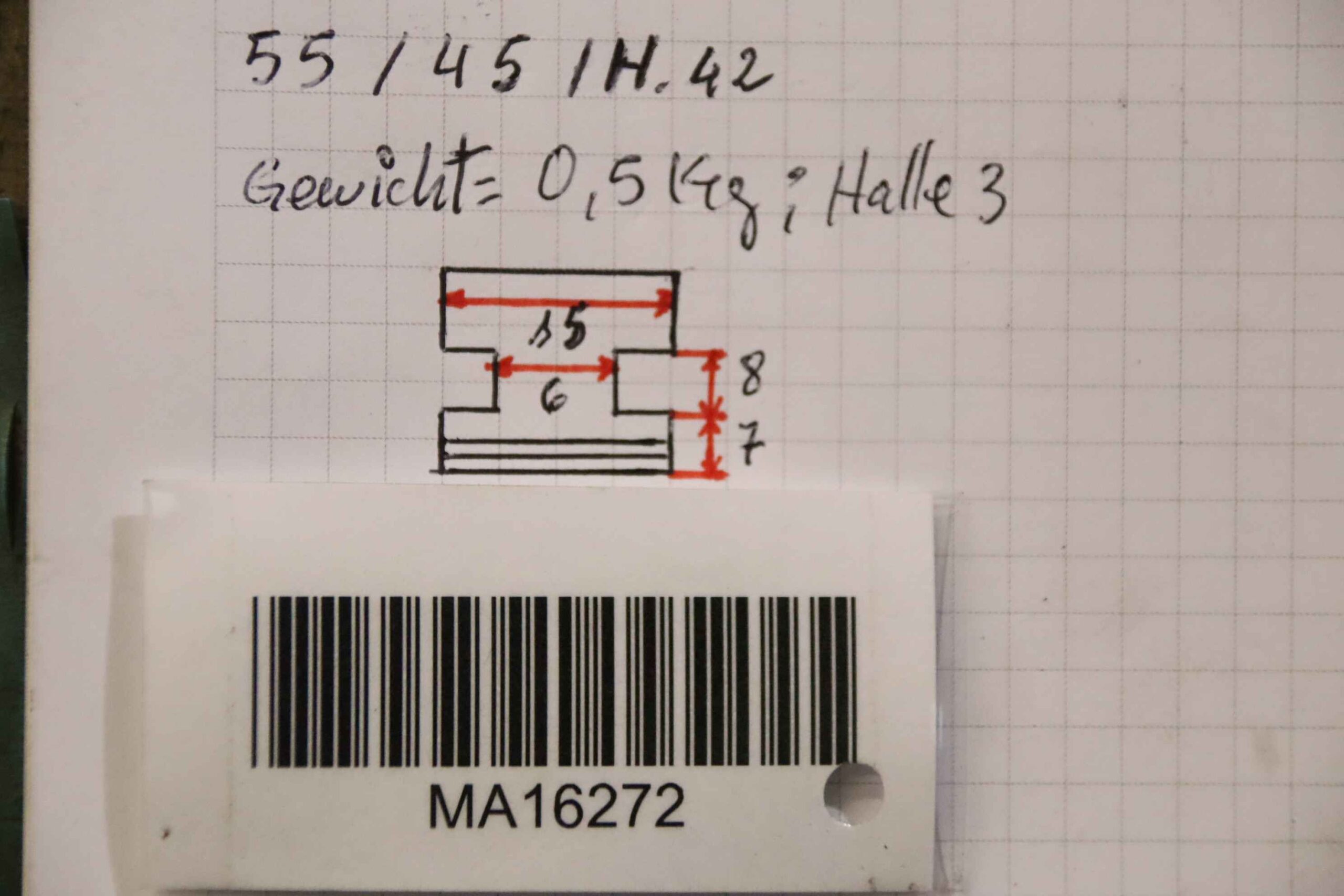 Wechselbacken von unbekannt - Breite 15 mm – Bild 7
