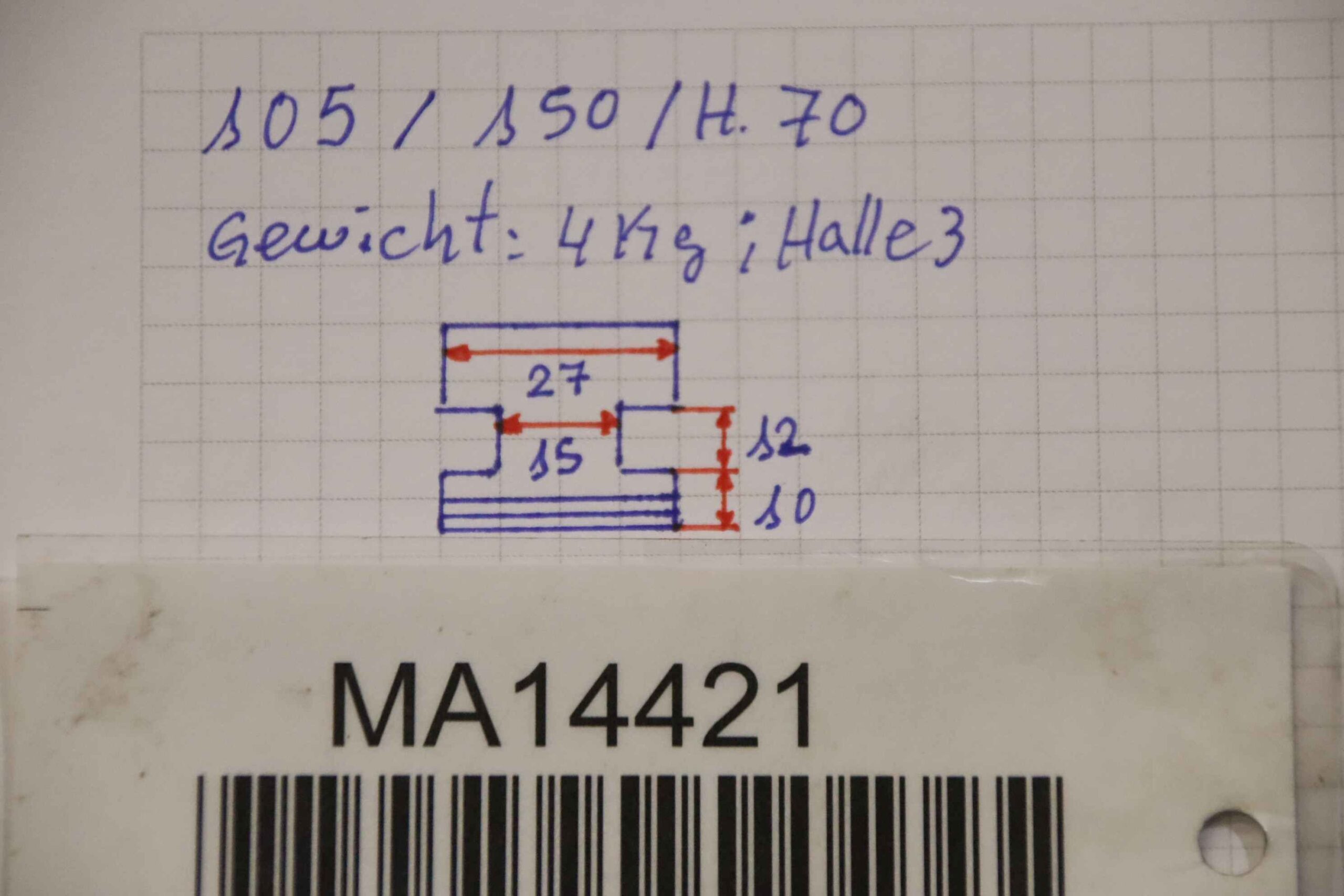 Wechselbacken von unbekannt - Breite 27 mm – Bild 7