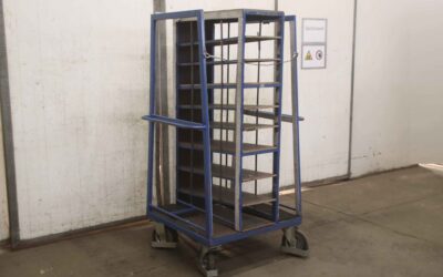 Alternative view of Etagenwagen von Edelstahl - 1000/800/H1700 mm