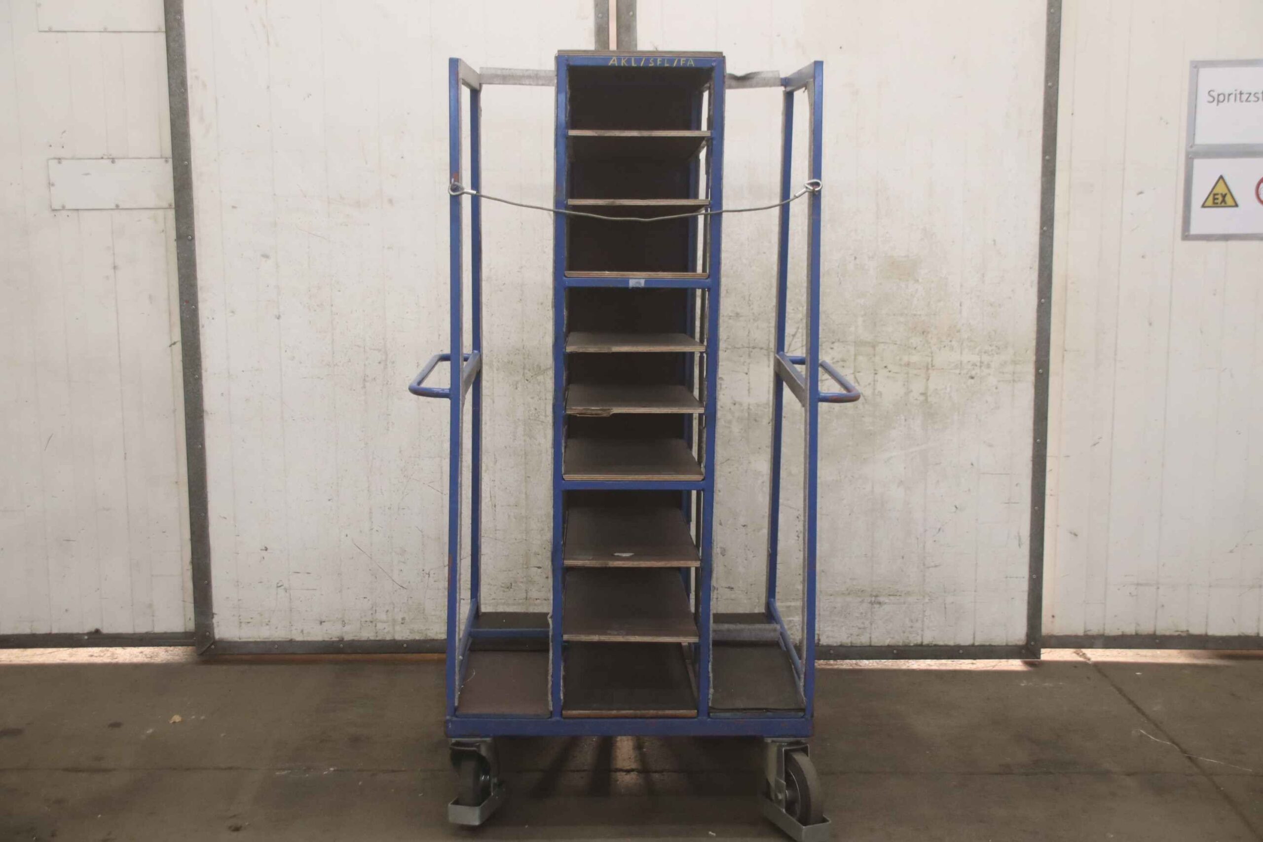 Etagenwagen von Edelstahl - 1000/800/H1700 mm – Bild 3